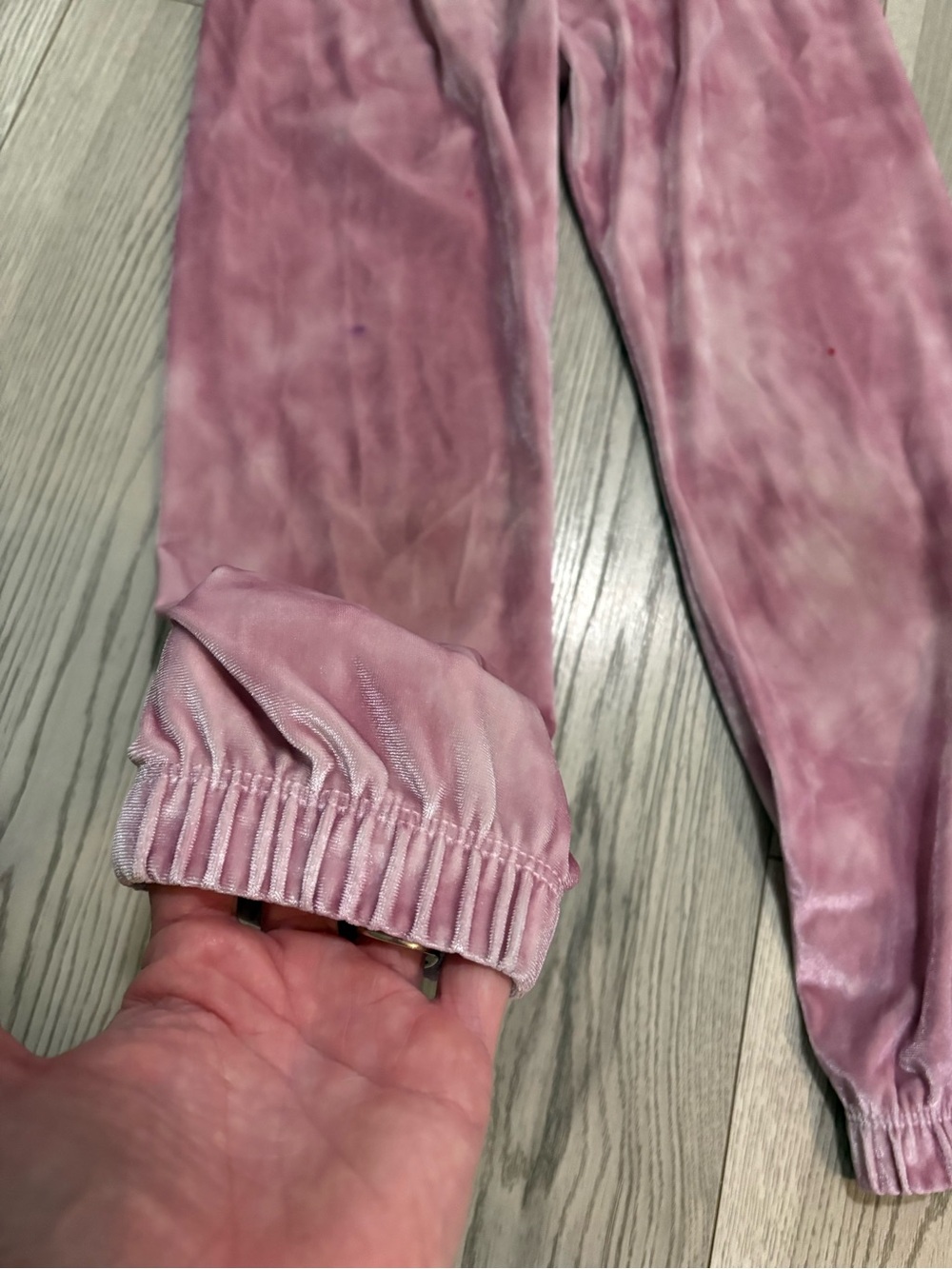 Nike Girls Pink Velour Set Size 6X - Picture 2 of 8